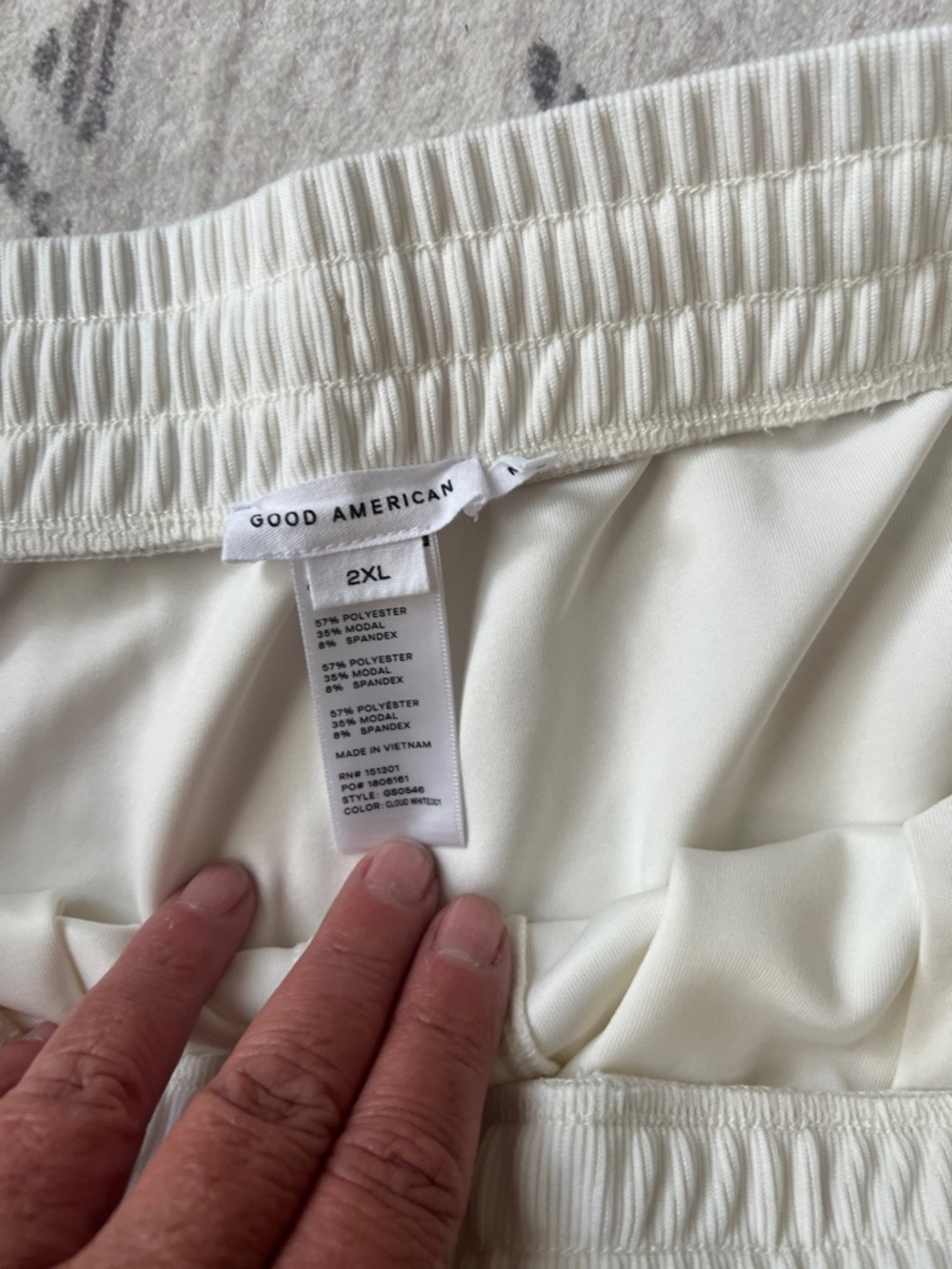 Good American Cream Utility Jacket and Shorts Set - Picture 10 of 13